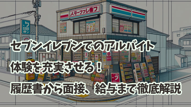 セブンイレブンでのアルバイト体験を充実させる！履歴書から面接、給与まで徹底解説