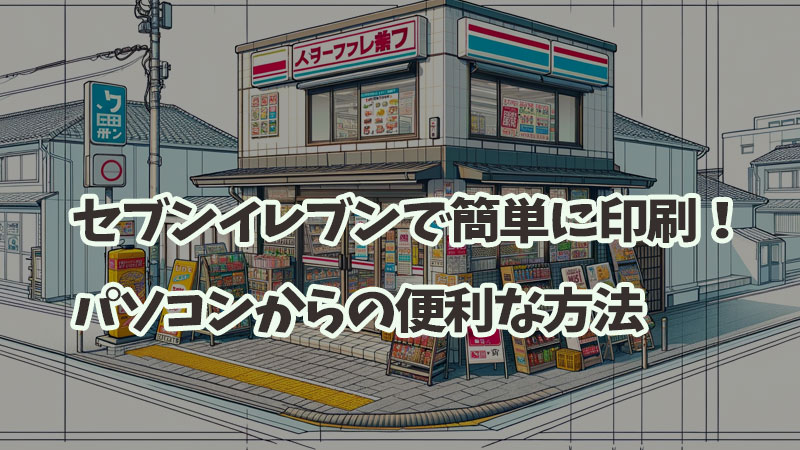 セブンイレブンで簡単に印刷！パソコンからの便利な方法