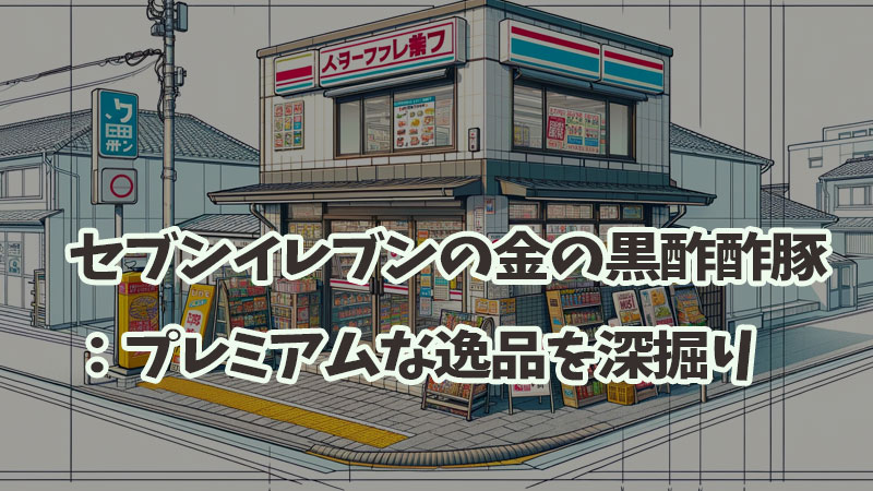 セブンイレブンの金の黒酢酢豚：プレミアムな逸品を深掘り