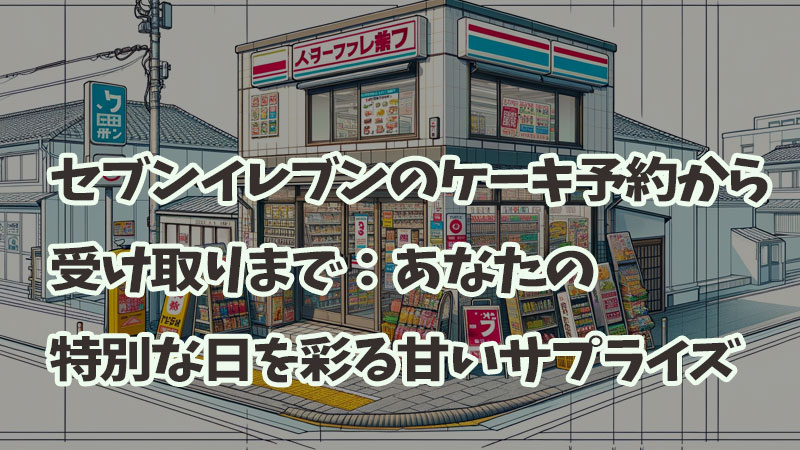 セブンイレブンのケーキ予約から受け取りまで：あなたの特別な日を彩る甘いサプライズ