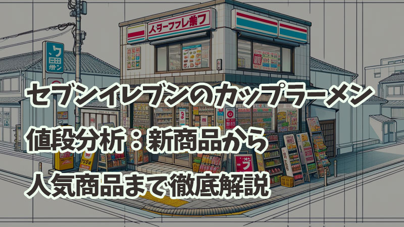 セブンイレブンのカップラーメン値段分析：新商品から人気商品まで徹底解説