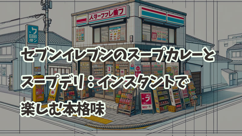 セブンイレブンのスープカレーとスープデリ：インスタントで楽しむ本格味