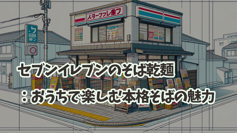 セブンイレブンのそば乾麺：おうちで楽しむ本格そばの魅力