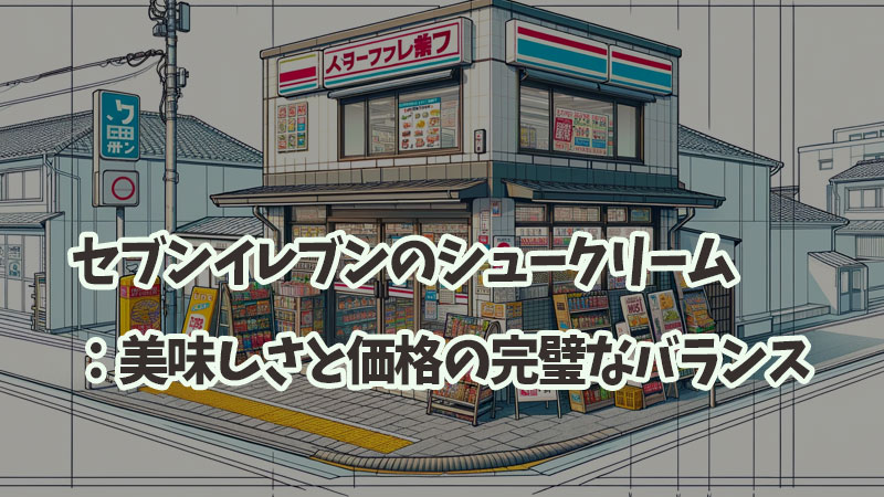 セブンイレブンのシュークリーム：美味しさと価格の完璧なバランス