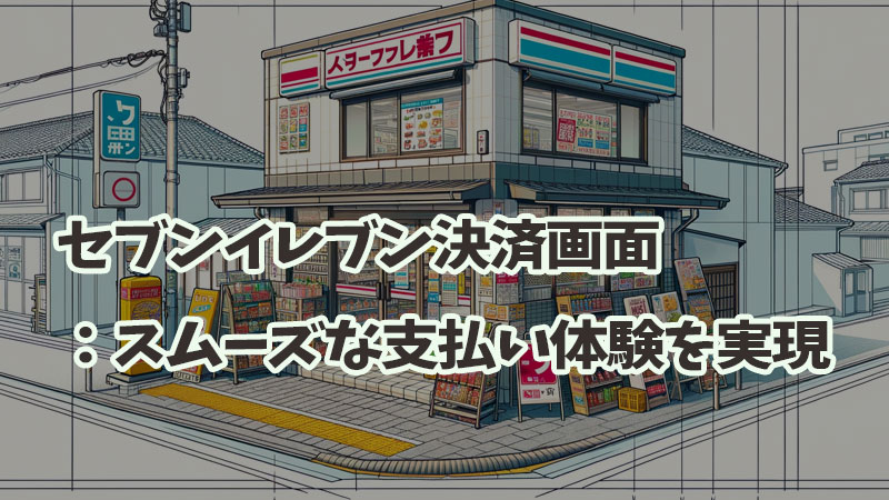 セブンイレブン決済画面：スムーズな支払い体験を実現