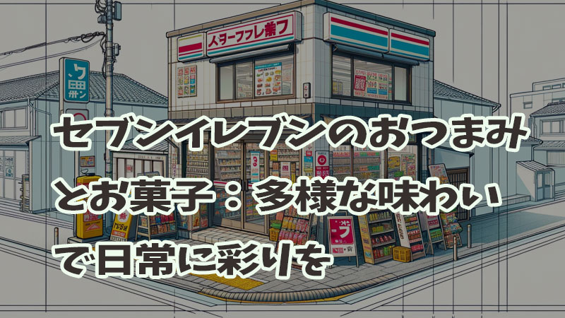 セブンイレブンのおつまみとお菓子：多様な味わいで日常に彩りを